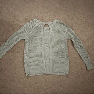 New Open-Back Cold-Shoulder Sweater - Size XS